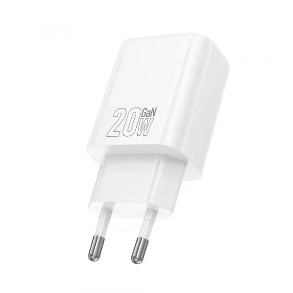 Hoco Sieťová nabíjačka N61 USB + USB-C, PD QC3.0 3A 20W, biela