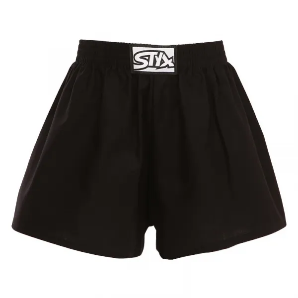3PACK detské trenky Styx klasická guma čierne (3J0960) 4-5 let, trenírky