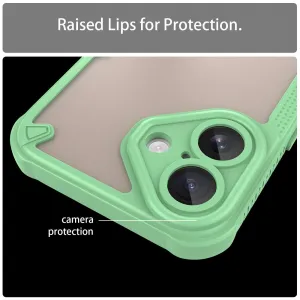 ArmorShield Hybrid Kryt, iPhone 16, zelený