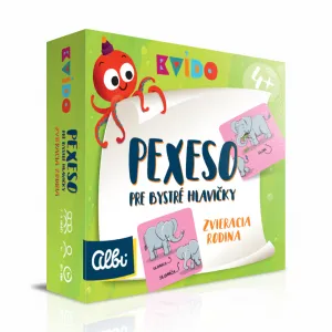 Pexeso pre bystré hlavičky - Zvieracia rodina 2. vydanie ALBI