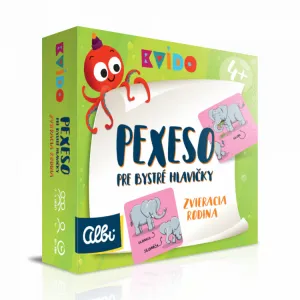 Pexeso pre bystré hlavičky - Zvieracia rodina 2. vydanie ALBI