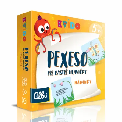 ALBI Kvído - Pexeso pre bystré hlavičky Hádanky 1ks