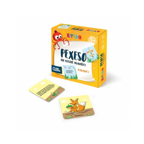 ALBI Kvído - Pexeso pre bystré hlavičky Hádanky 1ks