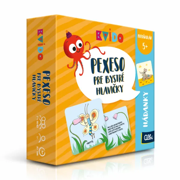 ALBI Kvído - Pexeso pre bystré hlavičky Hádanky 1ks