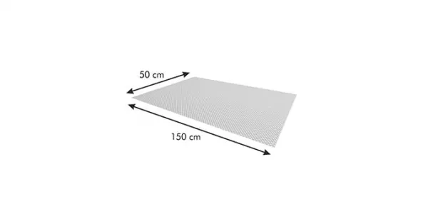 Protišmyková podložka FlexiSPACE 150 x 50 cm, šedá 1ks