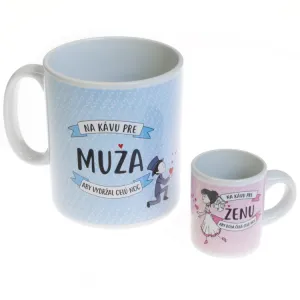 Svadobný set mini + mega hrnček 1bal