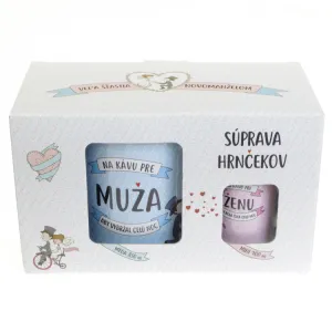 Svadobný set mini + mega hrnček 1bal
