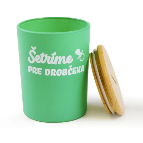 Sklenená pokladnička - Šetríme pre drobčeka 1ks