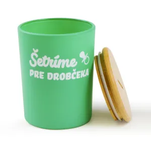 Sklenená pokladnička - Šetríme pre drobčeka 1ks