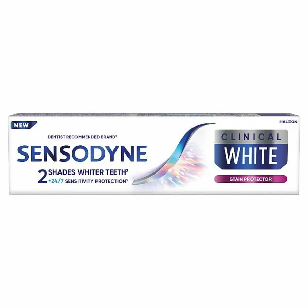 Sensodyne Clinical White Stain Protector zubná pasta s fluoridom 75 ml 1ks