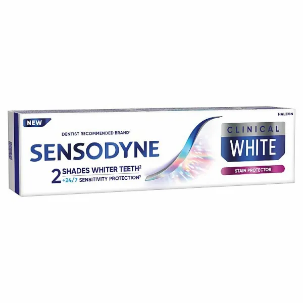Sensodyne Clinical White Stain Protector zubná pasta s fluoridom 75 ml 1ks
