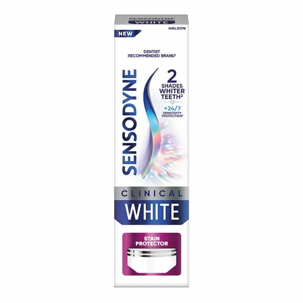 Sensodyne Clinical White Stain Protector zubná pasta s fluoridom 75 ml 1ks