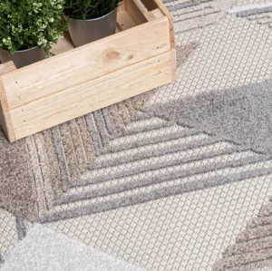 DECOREUM Kusový koberec ED12C krémový AVENTURA CTL Rozmer: 140x200