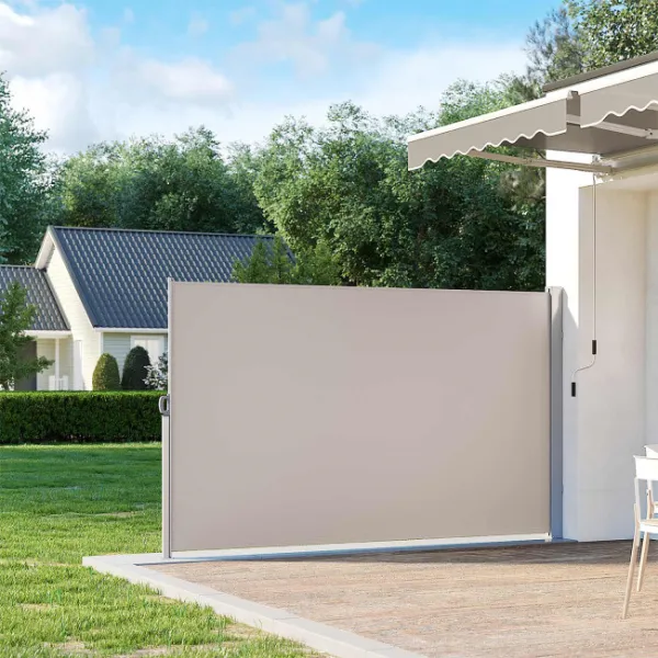 SONGMICS Bočná markíza Orrine 180x350 cm béžová
