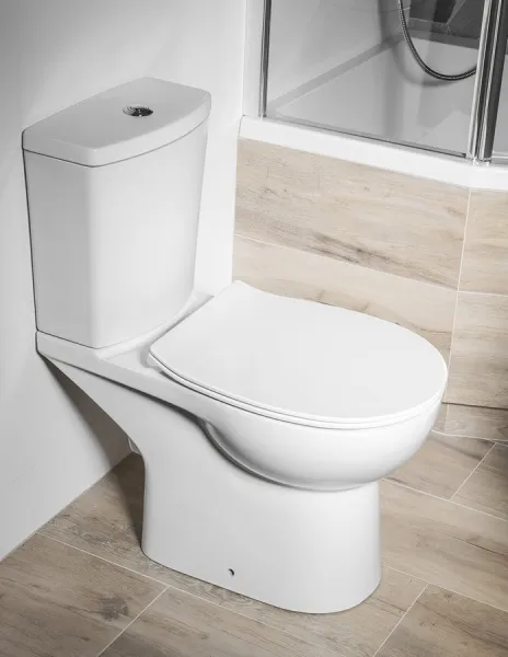 SAPHO - KAIRO CLEANWASH WC kombi s bidetovou sprškou, zadný odpad, splachovací mechanizmus PC106