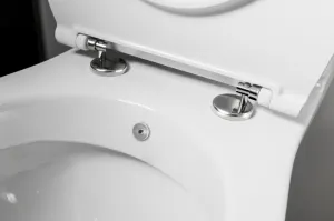 SAPHO - KAIRO CLEANWASH WC kombi s bidetovou sprškou, zadný odpad, splachovací mechanizmus PC106