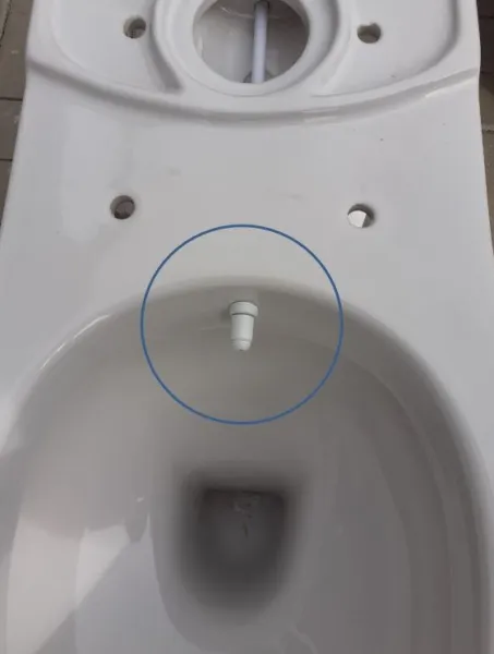 SAPHO - KAIRO CLEANWASH WC kombi s bidetovou sprškou, zadný odpad, splachovací mechanizmus PC106