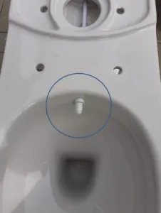 SAPHO - KAIRO CLEANWASH WC kombi s bidetovou sprškou, zadný odpad, splachovací mechanizmus PC106