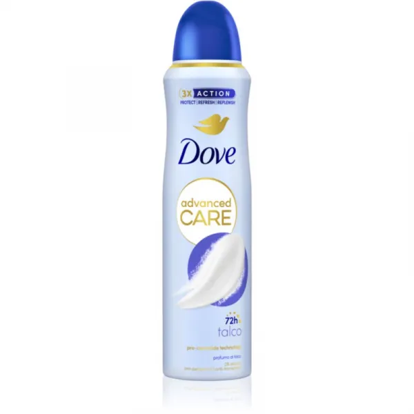 Dove Advanced Care Talco antiperspirant pre ženy 11x150 ml