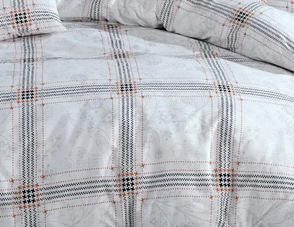 BedTex Bavlnené obliečky Quatre biela, 140 x 200 cm, 70 x 90 cm