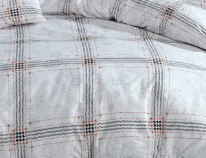 BedTex Bavlnené obliečky Quatre biela, 140 x 200 cm, 70 x 90 cm