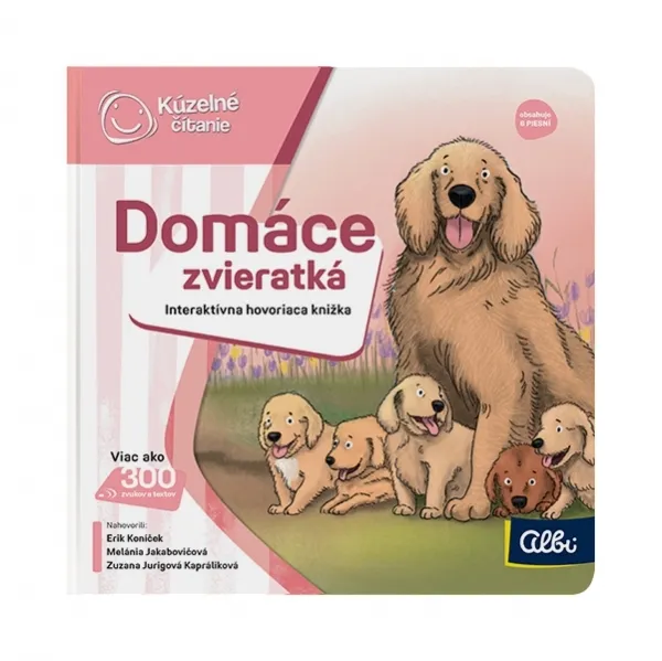 ALBI Minikniha pre najmenších - Domáce zvieratká 1ks