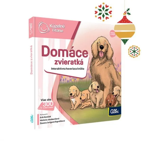 ALBI Minikniha pre najmenších - Domáce zvieratká 1ks