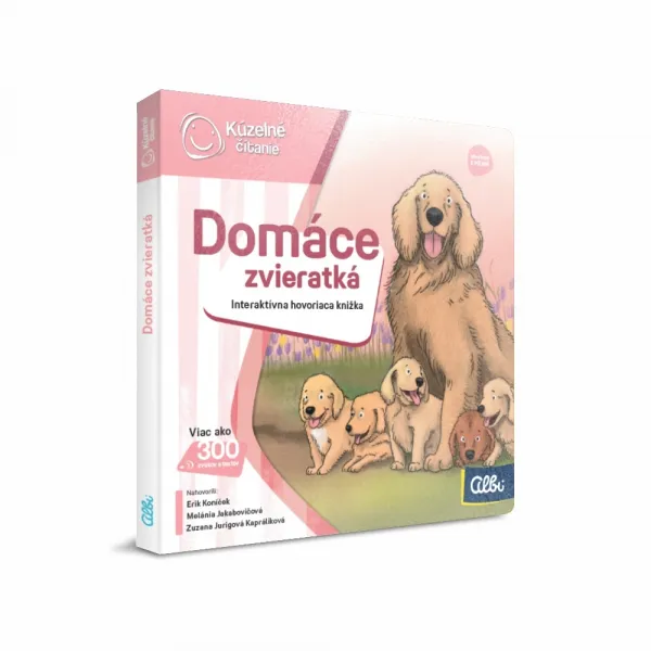 ALBI Minikniha pre najmenších - Domáce zvieratká 1ks