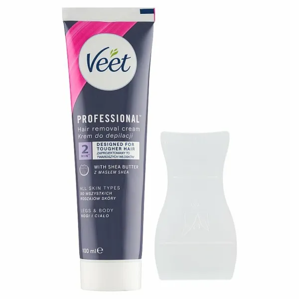 Veet Professional delipačný krém na nohy a telo 100 ml