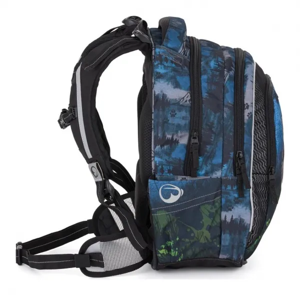 Veľký školský set Bagmaster LUMI 24 F Set L Wolf