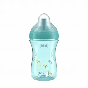 CHICCO Hrnček Advanced so slamkovým náustkom teal, 12m+