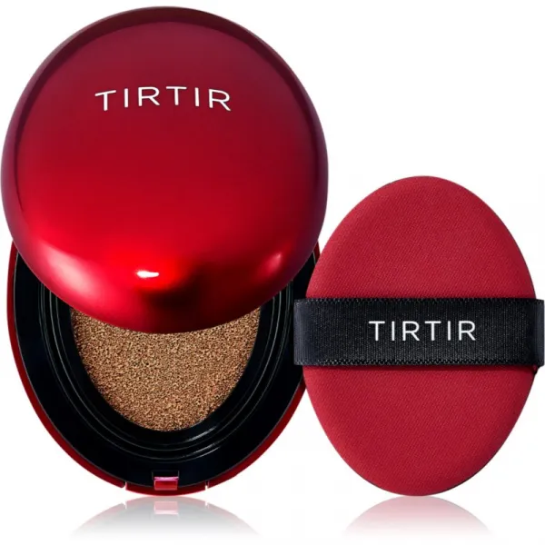 TIRTIR Mask Fit Red Cushion Mini dlhotrvajúci make-up v hubke odtieň 43N Deep Cocoa 4.5 g