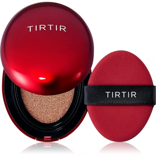 TIRTIR Mask Fit Red Cushion Mini dlhotrvajúci make-up v hubke odtieň 29C Taupe Beige 4.5 g
