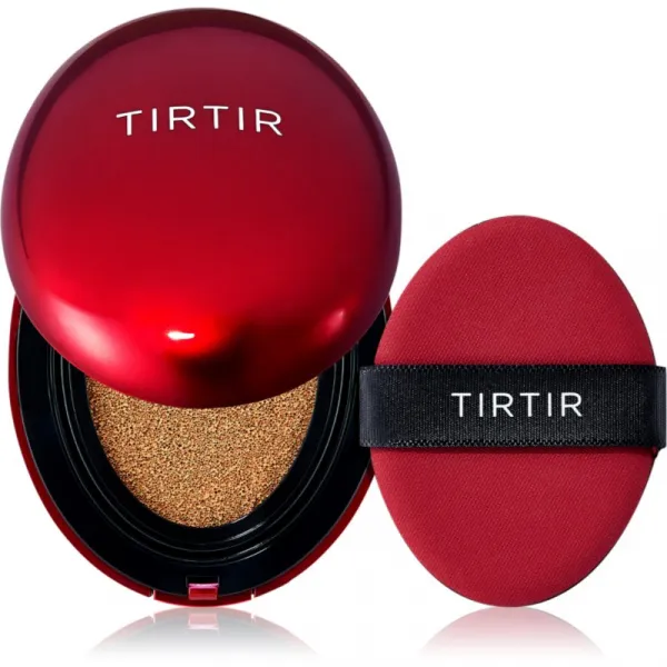 TIRTIR Mask Fit Red Cushion Mini dlhotrvajúci make-up v hubke odtieň 33W Ginger 4.5 g