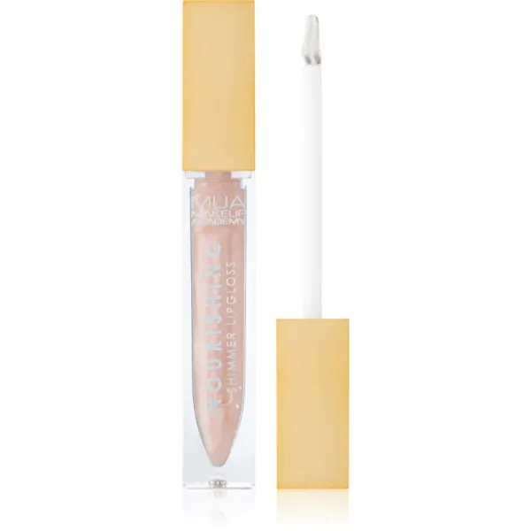MUA Makeup Academy Virtual Glow vyživujúci lesk na pery pre trblietavý lesk odtieň Hologlo 6.5 ml