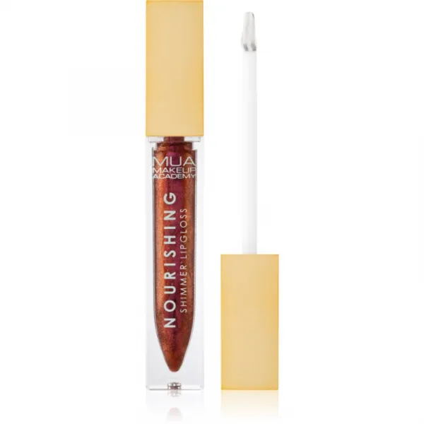 MUA Makeup Academy Virtual Glow vyživujúci lesk na pery pre trblietavý lesk odtieň Cyber 6.5 ml