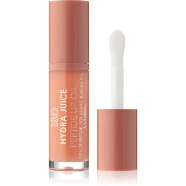 MUA Makeup Academy Hydra Juice Peptide Lip Oil olej na pery odtieň Caramel Glaze 7 ml