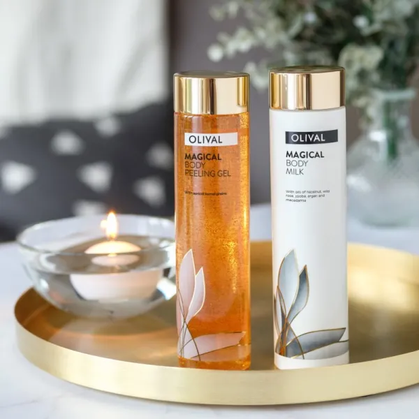 Olival Magical peelingový čistiaci gél na telo 200 ml