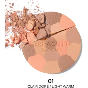 GUERLAIN Terracotta Light bronzujúci rozjasňujúci púder náhradná náplň odtieň 01 Light Warm 10 g