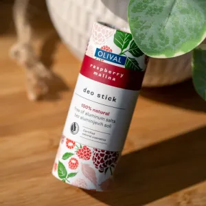 Olival Natural Raspberry tuhý deodorant bez obsahu hliníkových solí 40 g
