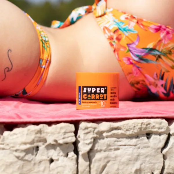 Olival SUPER Carrot Tanning Jam prípravok pre urýchlenie a predĺženie opálenia SPF 10 100 ml