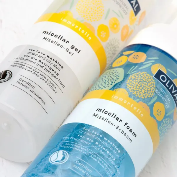 Olival Immortelle Micellar Gel umývací gél na tvár pre zmiešanú až mastnú pokožku 200 ml