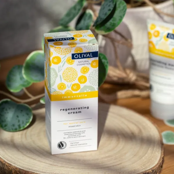 Olival Immortelle Regenerating Cream regeneračný krém pre mastnú a zmiešanú pleť 50 ml
