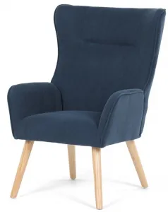 AUTRONIC kreslo ušiak AK-314 BLUE2 modré