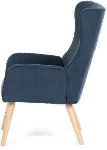 AUTRONIC kreslo ušiak AK-314 BLUE2 modré