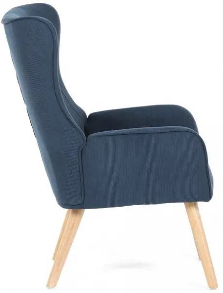 AUTRONIC kreslo ušiak AK-314 BLUE2 modré