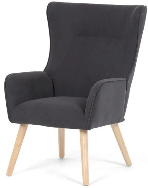 AUTRONIC kreslo ušiak AK-314 GREY2 sivé