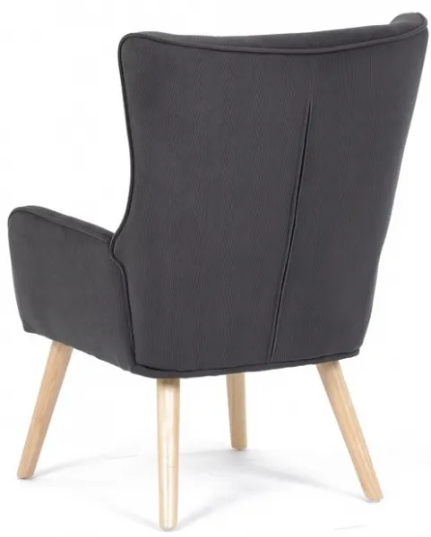 AUTRONIC kreslo ušiak AK-314 GREY2 sivé