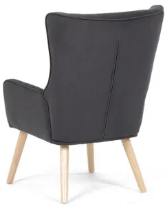 AUTRONIC kreslo ušiak AK-314 GREY2 sivé