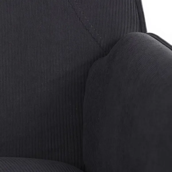 AUTRONIC kreslo ušiak AK-314 GREY2 sivé